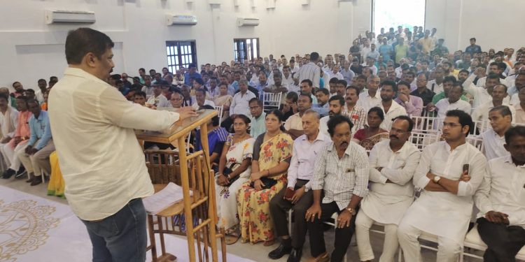 ভারত জোড়ো,ত্রিপুরা বাঁচাও কে সামনে রেখে প্রস্তুতি সভা