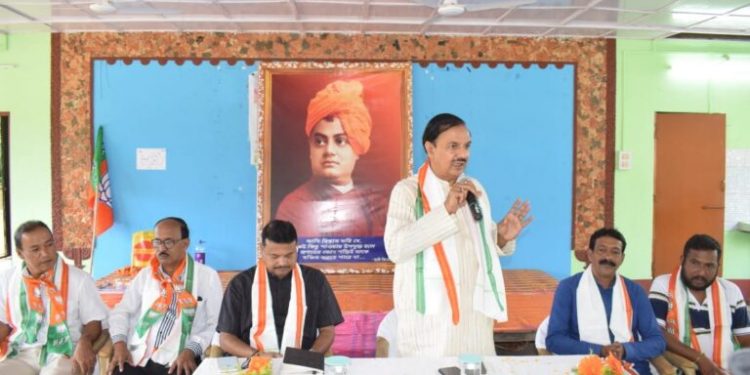 বিজেপির বুথ অভিযান মুখ্যমন্ত্রীর বিধানসভা কেন্দ্রে