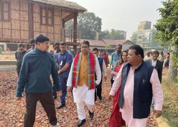 পূর্বাশা পরিদর্শনে  ডঃ মানিক সাহা