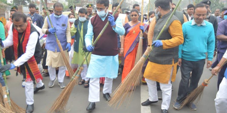 প্রধানমন্ত্রীর সফরকে কেন্দ্র করে স্বচ্ছ ভারত অভিযান কর্মসূচী
