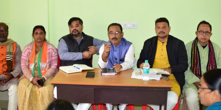 সাংগঠনিক বৈঠকে প্রদেশ সভাপতি