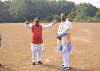 জনসভাস্থল পরিদর্শন করলেন প্রদেশ বিজেপি সভাপতি