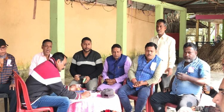 জনসভাস্থল পরিদর্শনে মন্ডল সভাপতি