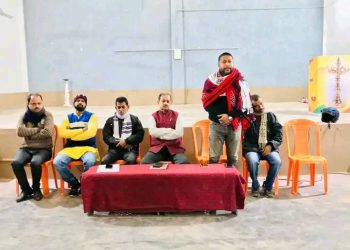 অমিত শাহের সফরকে কেন্দ্র করে সভা