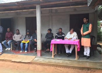 বাগবাসার বিষ্ণুপুরে সাংগঠনিক সভা বিজেপির