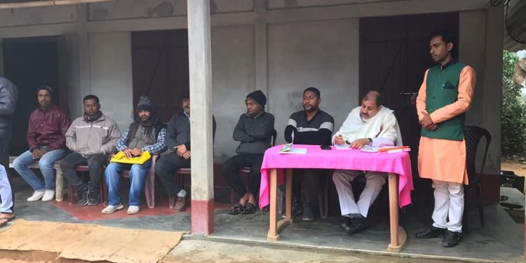 বাগবাসার বিষ্ণুপুরে সাংগঠনিক সভা বিজেপির