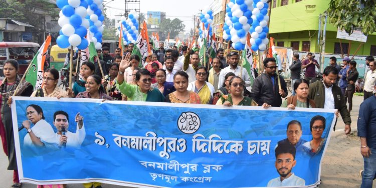বিজেপি যে কুশাসন চালিয়েছে তার বিরুদ্ধে আজ রাস্তায় নেমেছে তৃণমূল
