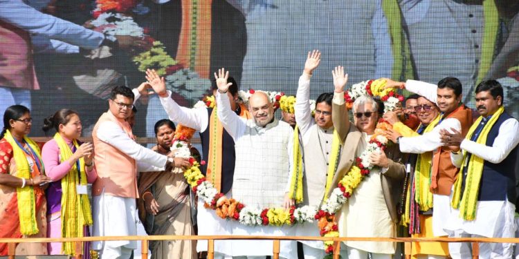 “বিকাশ ও বিশ্বাসের মেলবন্ধনে বামপন্থী বিনাশ থেকে মুক্তি পেয়েছে ত্রিপুরা “