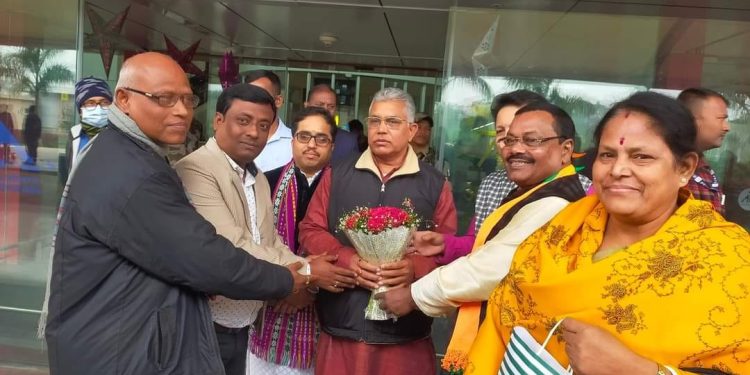 আগরতলা এলেন বিজেপির সর্বভারতীয় সহ-সভাপতি