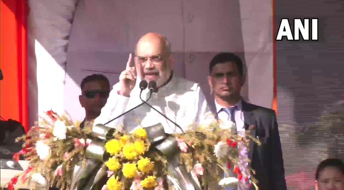 ধর্মনগরে একনজরে কেন্দ্রীয় স্বরাষ্ট্রমন্ত্রী অমিত শাহের বক্তব্য