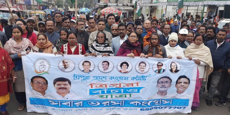 মুখ্যমন্ত্রীর বিধানসভা কেন্দ্রে প্রচারে কংগ্রেস