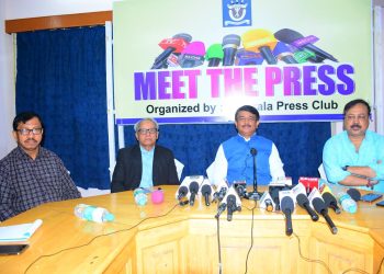 আগরতলা প্রেসক্লাবের উদ্যোগে মিট দ্য প্রেস