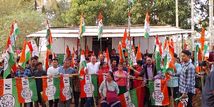 করবুকে শক্তি বৃদ্ধি তৃণমূলের