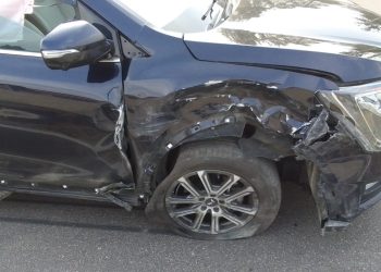 হরিয়ানার পানিপথে দুর্ঘটনাগ্রস্ত সাংসদ বিপ্লব কুমার দেবের গাড়ি