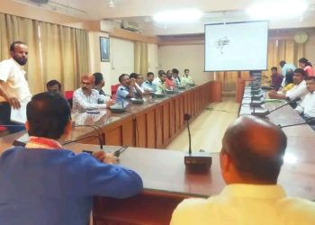 সারা রাজ্য থেকে আগত ত্রিপুরা স্পোর্টস সেলের মত বিনিময় সভা