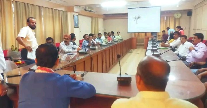 সারা রাজ্য থেকে আগত ত্রিপুরা স্পোর্টস সেলের মত বিনিময় সভা