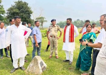 কমলপুর ভারত-বাংলা সীমান্ত বাজারের সীমান্তবর্তী স্থান পরিদর্শন করেন TIDC এর চেয়ারম্যান