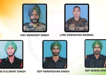 জঙ্গি হানায় মৃত্যু পাঁচ সেনার