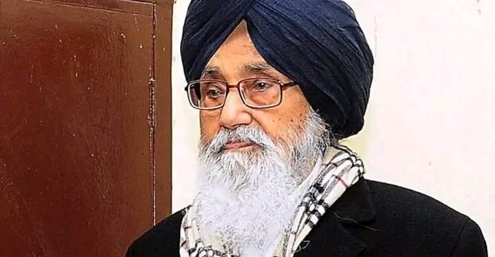 পাঞ্জাবের প্রাক্তন মুখ্যমন্ত্রী প্রকাশ সিং বাদল প্রয়াত