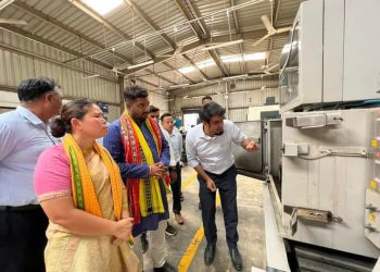 শিল্পনগরী পরিদর্শনে মন্ত্রী সান্তনা চাকমা ৷