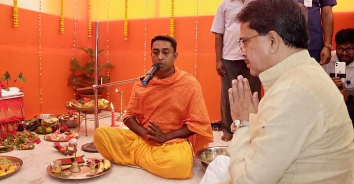 ৫ই মে পুজোর মাধ্যমে উদ্বোধন হল নব নির্মিত বিধায়ক আবাসনের ৷