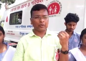 উত্তর জেলার চন্দ্রপুর সরকারি দ্বাদশ শ্রেনী বিদ্যালয়ের NSS Unit এর উদ্যোগে রক্তদান শিবিরের আয়োজন করা হয়।