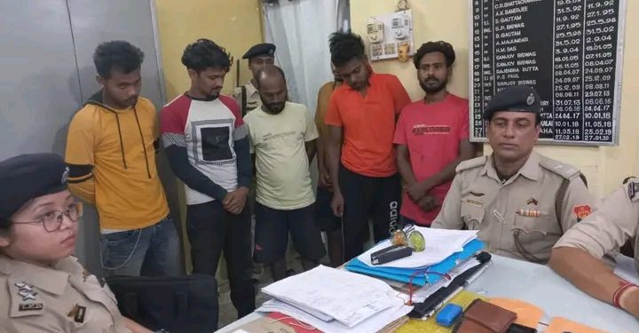 আগরতলা চন্দ্রপুর এলাকা থেকে ছয় জন নেশা কারবারি আটক!!!