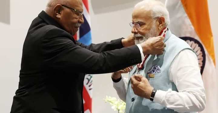 ফিজির সেরা সম্মানে সম্মানিত প্রধানমন্ত্রী মোদী