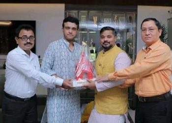 ত্রিপুরা পর্যটনের ব্র্যান্ড অ্যাম্বাসেডর হলেন ভারতীয় ক্রিকেট দলের প্রাক্তন অধিনায়ক সৌরভ গাঙ্গুলী।