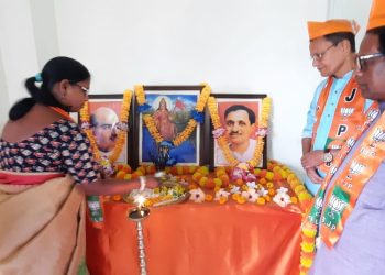 বুধবার  উত্তরজেলার ভারতীয় জনতা পার্টি জেলা কমিটির উদ্যোগে ধর্মনগর পদ্মপুরস্থিত জেলা কার্যালয়ে কার্যকারিনী বৈঠকের আয়োজন করা হয় ৷