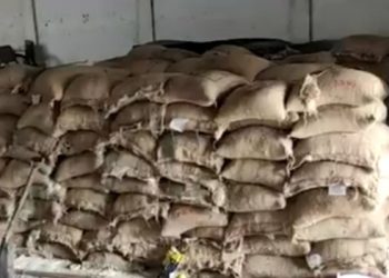 চরম অবহেলায় পুষ্টি প্রকল্পের কোটি টাকার চাল-ডাল নষ্ট