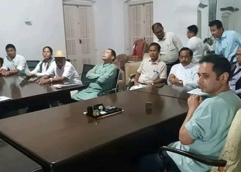 শনিবার উজ্জয়ন্ত প্যালেসে তীপ্রা মথা দলের একটি গুরুত্বপূর্ণ সভা অনুষ্ঠিত হয় ৷