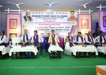 মহারানী তুলসীবতী বালিকা বিদ্যালয় স্কুলে বিদ্যাজ্যোতি প্রকল্প চালু হলো রাজ্যের মুখ্যমন্ত্রী ডক্টর মানিক সাহার হাত ধরে