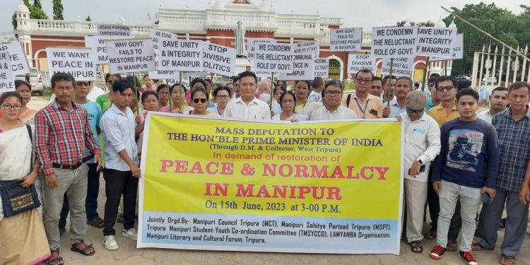 মনিপুরকে স্বাভাবিক অবস্থায় ফিরিয়ে আনতে প্রধানমন্ত্রীর অবদান