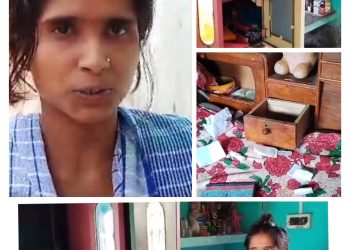 বাড়িতে কেউ না থাকার সুযোগ নিয়ে তালা ভেঙে এক গৃহস্ত বাড়িতে চুরি।