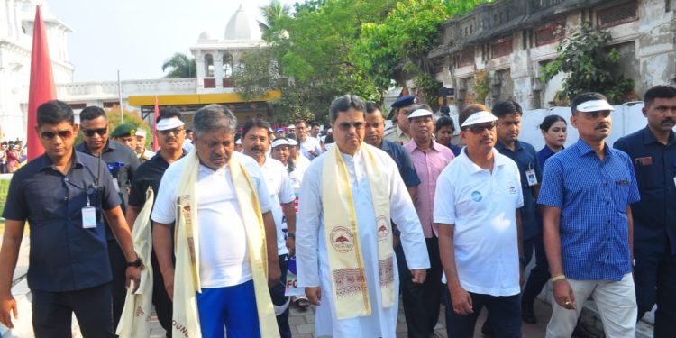 বিশ্ব স্বাস্থ্য দিবস উপলক্ষে আগরতলা শহরে সচেতনামূলক রেলি অনুষ্ঠিত হয়