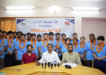ONGC সুপার 30 নিয়ে সাংবাদিক সম্মেলন আগরতলা প্রেসক্লাবে