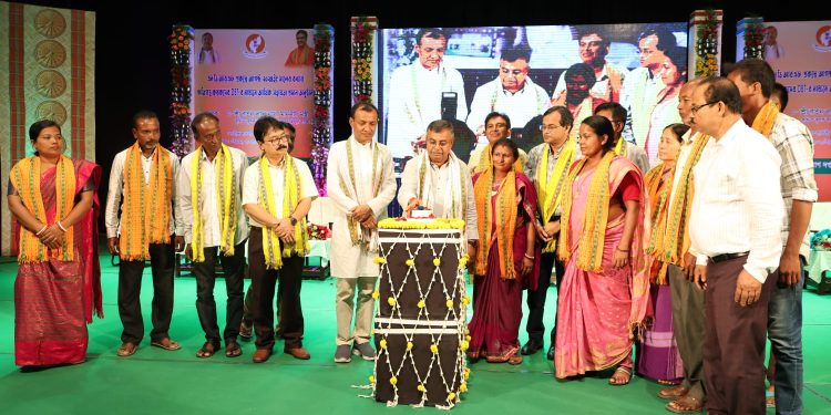 কৃষি ও কৃষক কল্যাণ দপ্তরের উদ্যোগে এন ডি আর এফ প্রকল্পে ২০২৪ইং সালের বন্যায় ক্ষতিগ্রস্ত কৃষকদের DBT র মাধ্যমে আর্থিক সহায়তা প্রদান অনুষ্ঠানের আয়োজন করা হয়