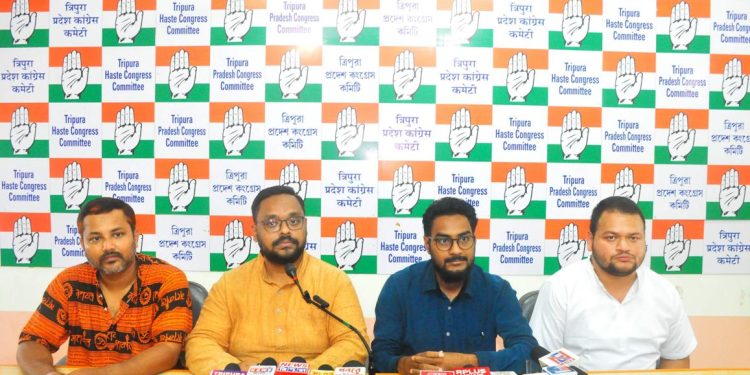 রাজের বেকার সমস্যা নিয়ে আবারো সরব হল ত্রিপুরা প্রদেশ কংগ্রেসের যুব সংগঠন