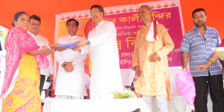 কের চৌমুহনী শিব-কালী মন্দিরে শ্রী শ্রী শ্যামা মায়ের ৩২ তম প্রতিষ্ঠা বার্ষিকী।