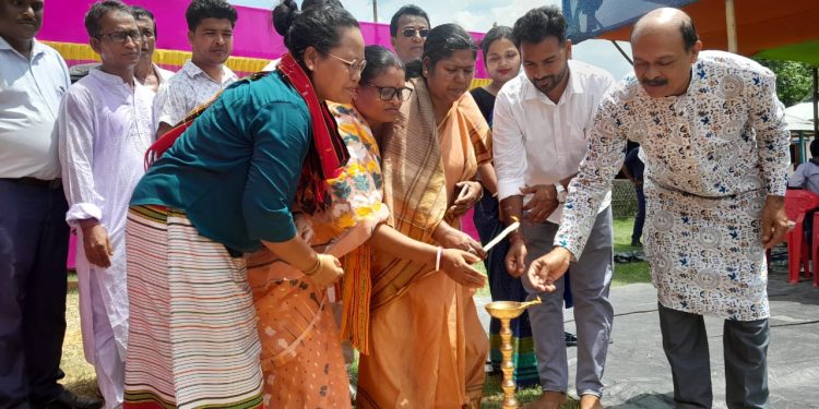 ত্রিপুরেশ্বরী বিদ্যামন্দিরে নতুন পাকা ভবনের শুভ উদ্বোধন বক্সনগর প্রতিনিধি: