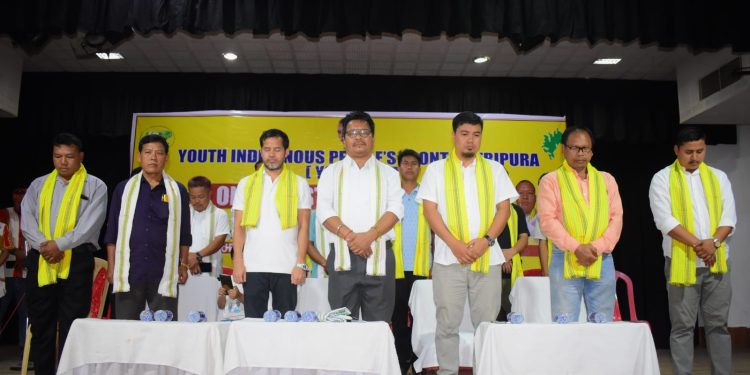 যুব আইপিএফটি একদিনের কর্মশালা অনুষ্ঠিত হয় দশরথ দেব হলে উপস্থিত ছিলেন আইপিএফটি মন্ত্রী শুক্লা চরণ নোয়াতিয়া এবং আইপিএফটি সভাপতি প্রেম কুমার রিয়াং সহ অন্যান্যরা