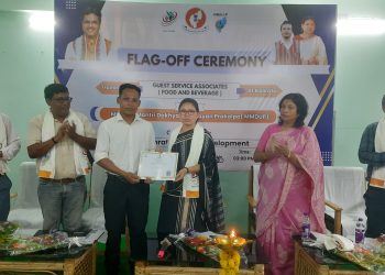 আজ শিল্প ও বাণিজ্য মন্ত্রী শান্তনা চাকমা আগরতলার ইন্দ্রনগরে অবস্থিত মহিলা আইটিআই-এর কনফারেন্স হলে মুখ্যমন্ত্রী দক্ষতা উন্নয়ন প্রকল্পের আওতায় দ্বিতীয় ব্যাচের