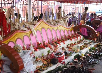 খার্চি পূজা ও উৎসবের সূচনা।  সাত দিনব্যাপী খার্চি পূজার উদ্বোধন করা হয় মুখ্যমন্ত্রী ড: মানিক সাহার হাত ধরে পুরাতন আগরতলা চতুর্দশ দেবতা মন্দিরে।