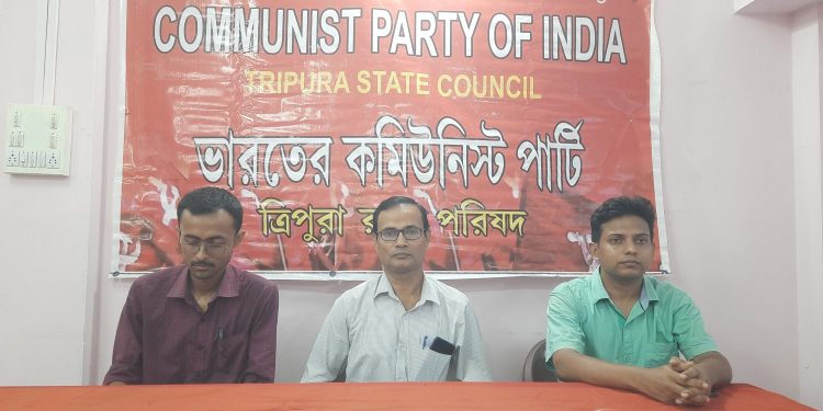 ৬’জুলাই, ২০২৫ বিকাল চারটায় (৪’টা ) সিপিআই রাজ্য দপ্তর জুনু দাস ভবনে এক সাংবাদিক সম্মেলন আহ্বান করা হয়েছে।