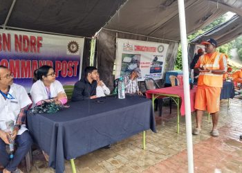 বুধবার বৃষ্টি উপেক্ষা করে রাজ্যভিত্তিক প্রাকৃতিক বিপর্যয় মোকাবিলার মহড়া অনুষ্ঠিত হয়