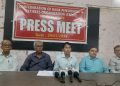 ত্রিপুরায় CBPRO-র সাংবাদিক সম্মেলনে নেতৃবৃন্দ, ২৯ জুলাই ২০২৫।