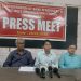 ত্রিপুরায় CBPRO-র সাংবাদিক সম্মেলনে নেতৃবৃন্দ, ২৯ জুলাই ২০২৫।