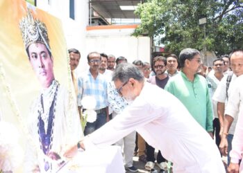 মহারাজা বীর বিক্রম কিশোর মানিক্য বাহাদুরের জন্মজয়ন্তী উপলক্ষে কংগ্রেসের উদ্যোগে ঐক্য ও সম্প্রীতির বার্তা প্রদান