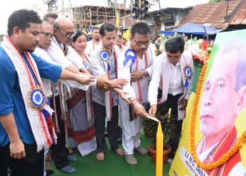 এডিসি প্রতিষ্ঠা দিবস ঘিরে মরা চৌমুহনীতে আইপিএফটি-র জনসভায় যোগ দিলেন মন্ত্রী শুক্লা চরণ নোয়াতিয়া